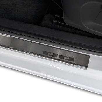 Protection de seuil de porte en acier inoxydable MG 3 Hybrid+, fabrication 05.2024 - présent, carrosserie berline | 08-1873