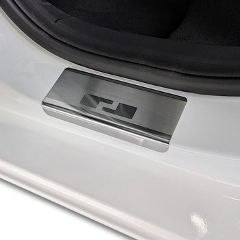Protection de seuil de porte en acier inoxydable MG 3 Hybrid+, fabrication 05.2024 - présent, carrosserie berline | 08-1873