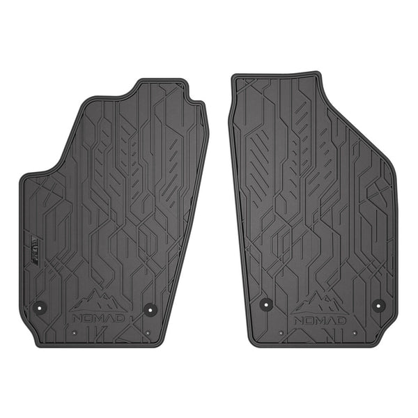 Tapis en caoutchouc avant Seat Ibiza III, fabrication 02.2002 - 2008, carrosserie berline (2 pcs.) | ND0015