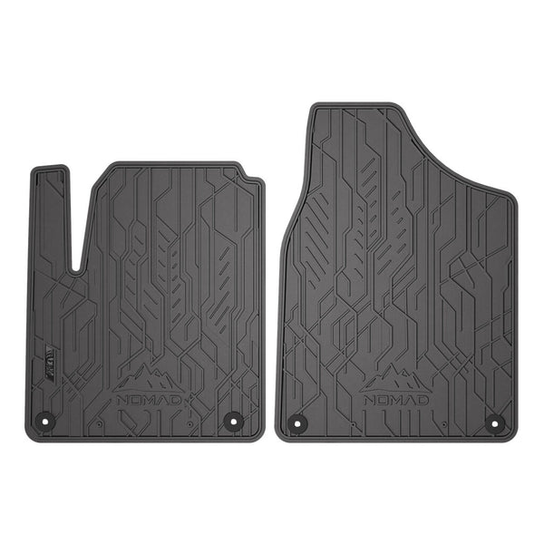 Tapis en caoutchouc avant Seat Alhambra I, fabrication 1995 - 08.2010, carrosserie van (2 pcs.) | ND0311