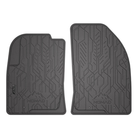Tapis en caoutchouc avant Ford Fiesta V, fabrication 2002 - 09.2008, carrosserie berline (2 pcs.) | ND0313