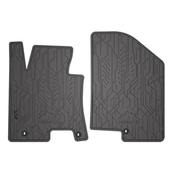 Tapis en caoutchouc avant Kia Ceed II, fabrication 05.2012 - 08.2018, carrosserie berline (2 pcs.) | ND0430C
