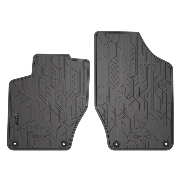 Tapis en caoutchouc avant Peugeot 307, fabrication 2001 - 2008, carrosserie sedán (2 pcs.) | ND0632