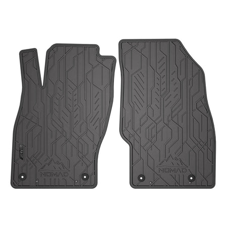 Tapis en caoutchouc avant Opel Corsa D, fabrication 2006 - 11.2014, carrosserie berline (2 pcs.) | ND0692