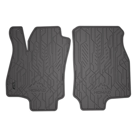 Tapis en caoutchouc avant Opel Astra G, fabrication 1998 - 2009, carrosserie sedán (2 pcs.) | ND0696