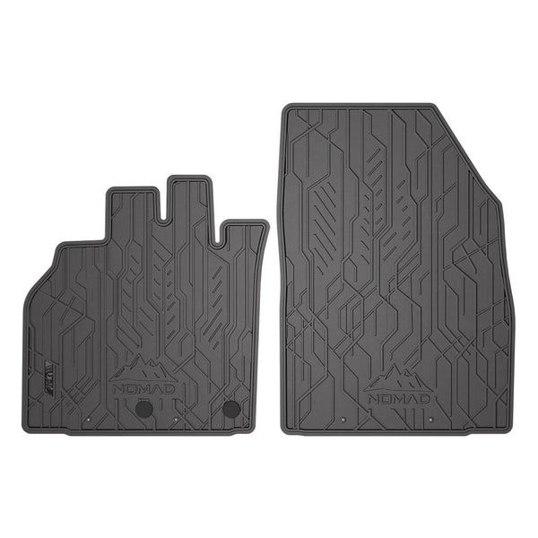 Tapis en caoutchouc avant Renault Scenic II, fabrication 06.2003 - 05.2009, carrosserie van (2 pcs.) | ND0754