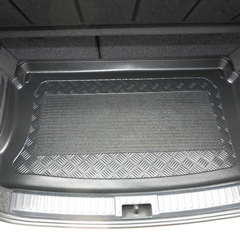 Tapis de coffre Seat Ibiza V, carrosserie berline, fabrication 06.2017 - présent, 6f, coffre supérieur, plancher variable en la position la plus haute | 193078