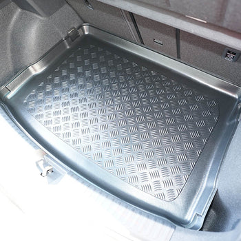 Tapis de coffre Cupra Leon e-Hybrid, carrosserie berline, fabrication 10.2020 - présent, coffre supérieur, plancher variable en la position la plus haute | 193083BSC