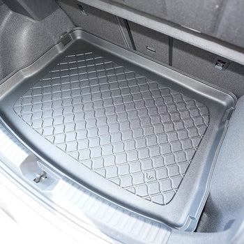 Tapis de coffre Cupra Leon e-Hybrid, carrosserie berline, fabrication 10.2020 - présent, coffre supérieur, plancher variable en la position la plus haute | 193083GRD