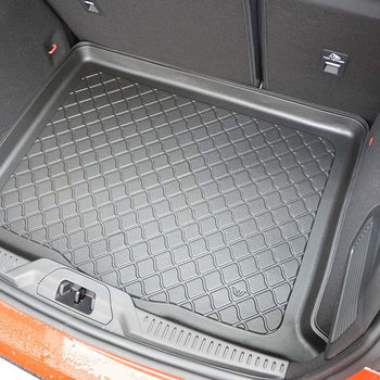 Tapis de coffre Ford Focus IV MHEV, carrosserie berline, fabrication 09.2018 - présent, coffre inférieur, la roue de dépannage- petite | 193141GRD