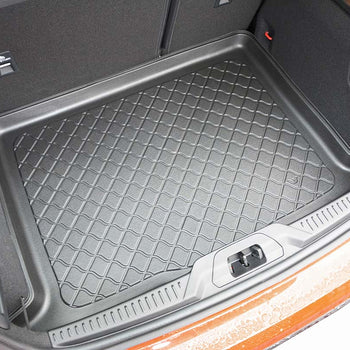 Tapis de coffre Ford Focus IV, carrosserie berline, fabrication 09.2018 - présent, coffre inférieur, la roue de dépannage- petite | 193141GRD