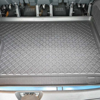 Tapis de coffre Ford Tourneo Custom Facelift, carrosserie van, fabrication 02.2018 - 06.2023, empattement l2, derriere 3e rangée de sieges | 193145GRD