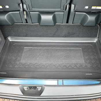 Tapis de coffre Ford Tourneo Custom Facelift, carrosserie van, fabrication 02.2018 - présent, empattement l1, derriere 3e rangée de sieges | 193146