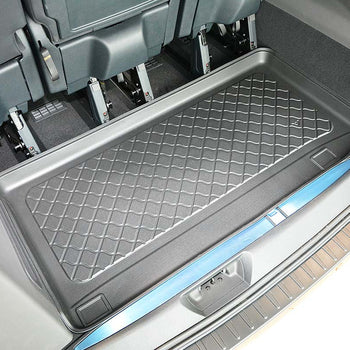 Tapis de coffre Ford Tourneo Custom Facelift, carrosserie van, fabrication 02.2018 - présent, empattement l1, derriere 3e rangée de sieges | 193146GRD