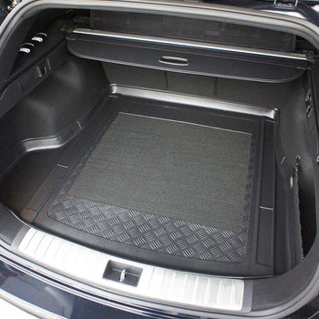 Tapis de coffre Kia Optima IV, carrosserie break, fabrication 09.2016 - 12.2020, inclusivement pour modèles avec système des rails de fixation, ne correspond pas au phev | 193196