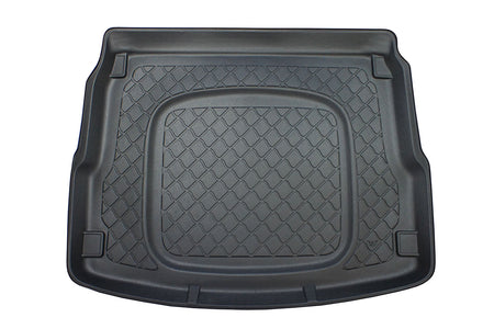 Tapis de coffre Audi A8 D4 Quattro, carrosserie sedán, fabrication 01.2010-09.2013, la roue de dépannage- petite / kit de réparation, empattement court et long | 193207GRD