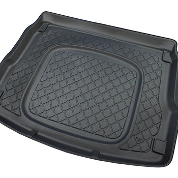 Tapis de coffre Audi A8 D4 Quattro, carrosserie sedán, fabrication 01.2010-09.2013, la roue de dépannage- petite / kit de réparation, empattement court et long | 193207GRD