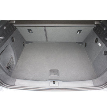 Tapis de coffre Audi A3 8V, carrosserie sportback, fabrication 08.2012 - 03.2020, coffre inférieur et supérieur, ne correspond pas au e-tron | 193211BSC