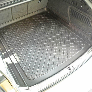Tapis de coffre Audi A6 C8 Quattro, carrosserie break, fabrication 09.2018 - présent, inclusivement pour modèles avec système des rails de fixation | 193225GRD