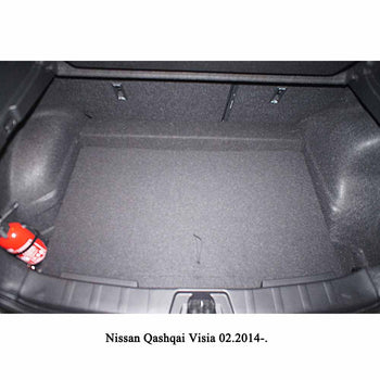 Tapis de coffre Nissan Qashqai II, carrosserie suv, fabrication 02.2014 - 05.2021, coffre inférieur | 193245BSC