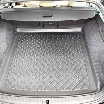 Tapis de coffre Skoda Octavia IV MHEV, carrosserie break, fabrication 10.2020 - présent, coffre supérieur, plancher variable en la position la plus haute | 193284GRD