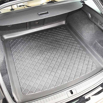 Tapis de coffre Skoda Octavia IV MHEV, carrosserie break, fabrication 10.2020 - présent, coffre supérieur, plancher variable en la position la plus haute | 193284GRD