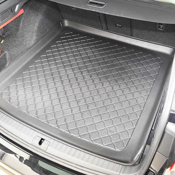 Tapis de coffre Skoda Octavia IV PHEV, carrosserie break, fabrication 09.2020- présent, coffre supérieur, plancher variable en la position la plus haute | 193284GRD