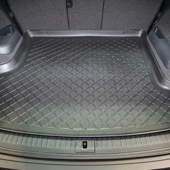 Tapis de coffre Skoda Kodiaq , carrosserie suv, fabrication 03.2017 - présent, 7 places, 3e rangée abaissée #1