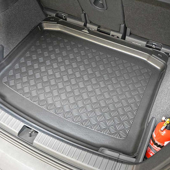 Tapis de coffre Skoda Karoq, carrosserie suv, fabrication 2017 - présent, coffre inférieur, la roue de dépannage- petite | 193296BSC