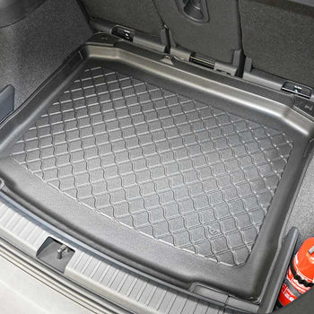 Tapis de coffre Skoda Karoq, carrosserie suv, fabrication 2017 - présent, coffre inférieur, la roue de dépannage- petite | 193296GRD