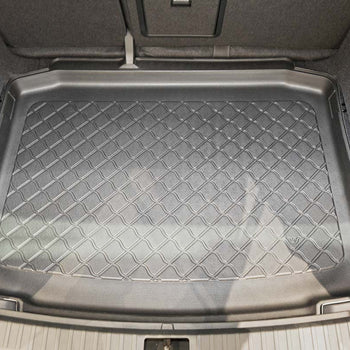Tapis de coffre Skoda Karoq, carrosserie suv, fabrication 2017 - présent, coffre inférieur, la roue de dépannage- petite | 193296GRD