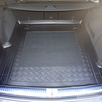 Tapis de coffre Mercedes Classe E W213, carrosserie break, fabrication 11.2016 - 07.2023, inclusivement pour modèles avec système des rails de fixation, ne correspond pas au phev | 193358