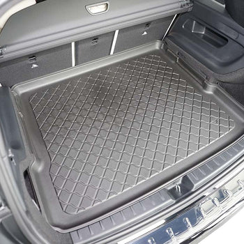 Tapis de coffre Mercedes EQB X243, carrosserie suv, fabrication 12.2021 - présent, 5 places, coffre supérieur, plancher variable en la position la plus haute | 193369GRD