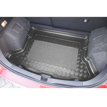 Tapis de coffre Toyota Auris II Hybrid, carrosserie berline, fabrication 07.2013 - 12.2018, sans plancher double du coffre | 193371