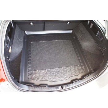 Tapis de coffre Toyota Auris II Hybrid, carrosserie break, fabrication 07.2013 - 12.2018, coffre inférieur, avec plancher double du coffre | 193374