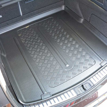 Tapis de coffre Suzuki Swace Hybrid, carrosserie break, fabrication 11.2020 - présent, coffre supérieur, plancher de coffre plat | 193388BSC