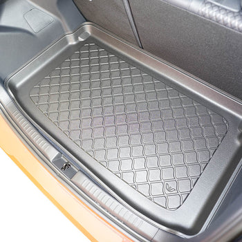 Tapis de coffre Toyota Yaris IV Hybrid, carrosserie berline, fabrication 09.2020 - présent, coffre supérieur, avec plancher double du coffre | 193393GRD
