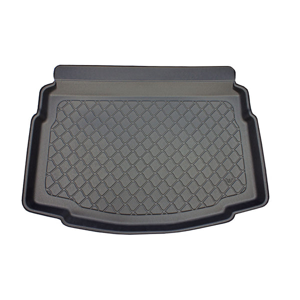 Tapis de coffre Volkswagen Golf 7, carrosserie berline, fabrication 10.2012 - 12.2019, la roue de dépannage- petite / kit de réparation, coffre inférieur et supérieur | 193400GRD