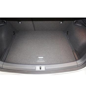 Tapis de coffre Volkswagen Golf 7, carrosserie berline, fabrication 10.2012 - 12.2019, la roue de dépannage- petite / kit de réparation, coffre inférieur et supérieur | 193400GRD