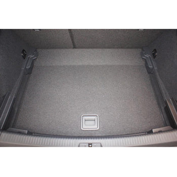 Tapis de coffre Volkswagen Golf 7, carrosserie berline, fabrication 10.2012 - 12.2019, la roue de dépannage- petite / kit de réparation, coffre inférieur et supérieur | 193400BSC