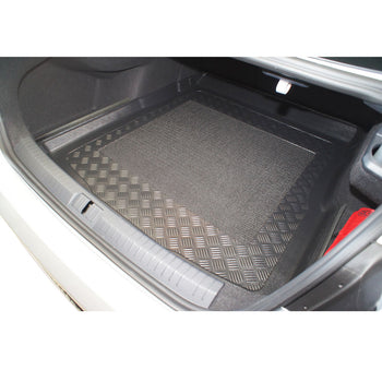 Tapis de coffre Volkswagen Passat B8, carrosserie sedán, fabrication 12.2014 - 12.2021, coffre supérieur, la roue complète- normal | 193413