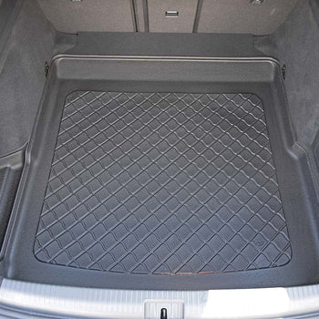 Tapis de coffre Volkswagen Arteon, carrosserie sedán, fabrication 06.2017 - présent, kit de réparation, sans roue de secours, avec cavité gauche amovible | 193419GRD
