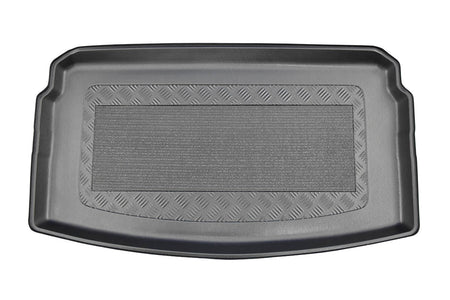 Tapis de coffre Volkswagen Polo VI, carrosserie berline, fabrication 10.2017 - présent, coffre inférieur, plancher variable en la position la plus bas | 193426