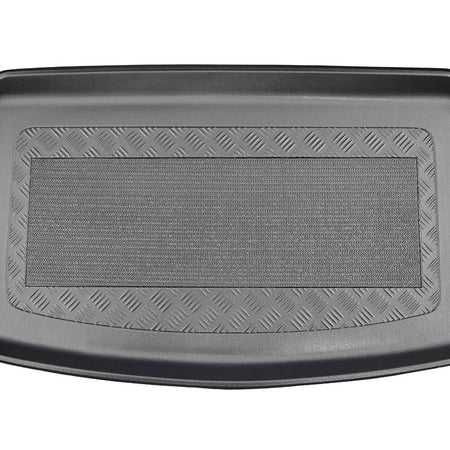 Tapis de coffre Volkswagen Polo VI, carrosserie berline, fabrication 10.2017 - présent, coffre inférieur, plancher variable en la position la plus bas | 193426