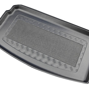 Tapis de coffre Volkswagen Polo VI, carrosserie berline, fabrication 10.2017 - présent, coffre inférieur, plancher variable en la position la plus bas | 193426