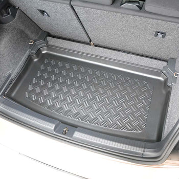 Tapis de coffre Volkswagen Polo VI, carrosserie berline, fabrication 10.2017 - présent, coffre inférieur | 193426BSC