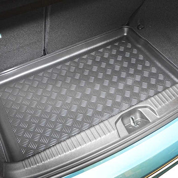 Tapis de coffre Mitsubishi Colt VII, carrosserie berline, fabrication 10.2023 - présent, coffre inférieur, sans plancher double du coffre | 193478BSC