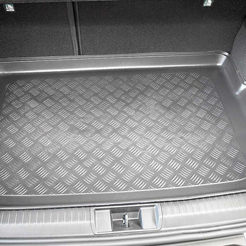 Tapis de coffre Renault Captur II Techno MHEV, carrosserie suv, fabrication 05.2022 - présent, coffre supérieur, plancher variable en la position la plus haute | 193480BSC