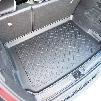 Tapis de coffre Renault Captur II E-Tech Full Hybrid Facelift, carrosserie suv, fabrication 07.2024 - présent, coffre supérieur, plancher variable en la position la plus haute | 193487GRD