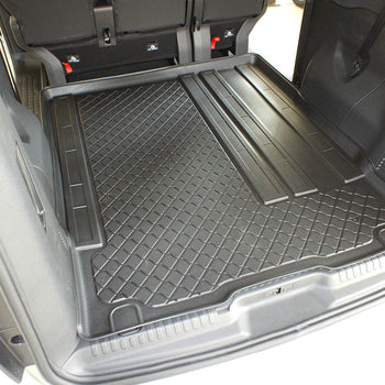 Tapis de coffre Citroen Spacetourer e-, carrosserie van, fabrication 03.2019 - présent, empattement moyen l2, derriere 2e rangée de sieges, sièges avant coulissantes | 193515GRD